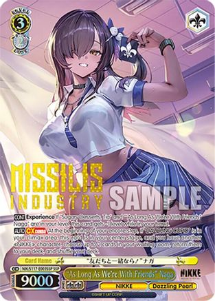 "As Long As We're With Friends" Naga (SSP) - NIK/S117-E003SSPSSP (Gold Patterned Stamp) - Super Special Rare