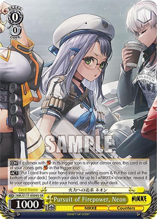 Pursuit of Firepower, Neon (SR) - NIK/S117-E004SSR - Super Rare