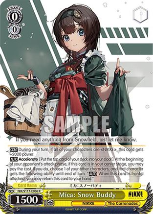 Mica: Snow Buddy - NIK/S117-E006R - Rare