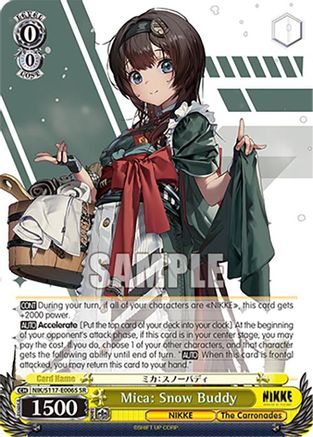 Mica: Snow Buddy (SR) - NIK/S117-E006SSR - Super Rare