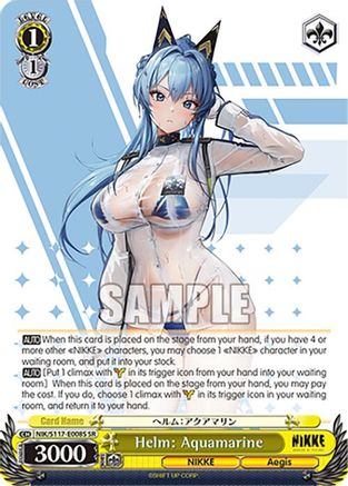 Helm: Aquamarine (SR) - NIK/S117-E008SSR - Super Rare