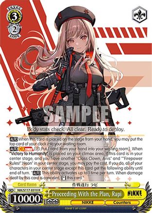 Proceeding With the Plan, Rapi - NIK/S117-E010R - Rare