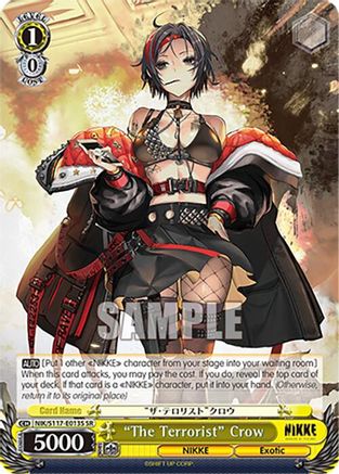 "The Terrorist" Crow (SR) - NIK/S117-E013SSR - Super Rare
