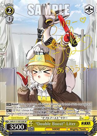 "Double Boost" Liter (SP) (Gold Signature) - NIK/S117-E015SPSP - Special Rare