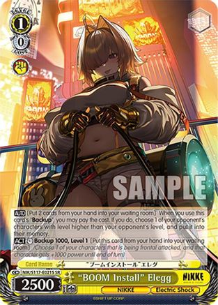 "BOOM Install" Elegg (SR) - NIK/S117-E021SSR - Super Rare