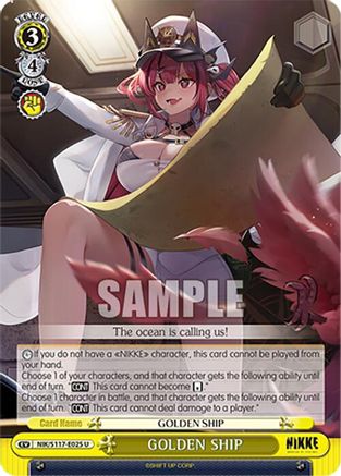 GOLDEN SHIP - NIK/S117-E025U - Uncommon