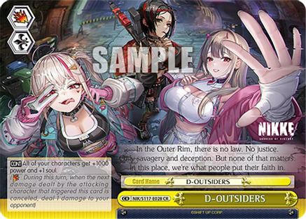 D-OUTSIDERS - NIK/S117-E028CR - Climax Rare