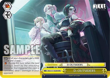 D-OUTSIDERS (RRR) - NIK/S117-E028RRRR - Triple Rare