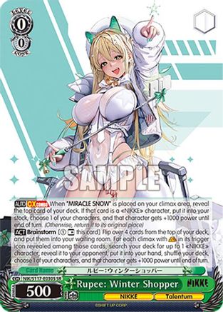 Rupee: Winter Shopper (SR) - NIK/S117-E030SSR - Super Rare
