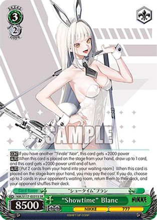 "Showtime" Blanc (SR) - NIK/S117-E031SSR - Super Rare