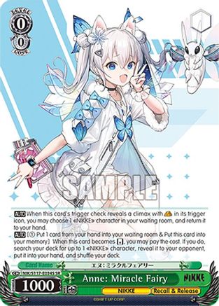 Anne: Miracle Fairy (SR) - NIK/S117-E034SSR - Super Rare
