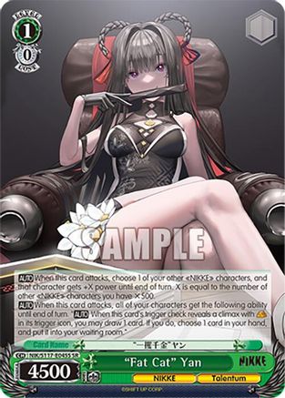 "Fat Cat" Yan (SR) - NIK/S117-E045SSR - Super Rare