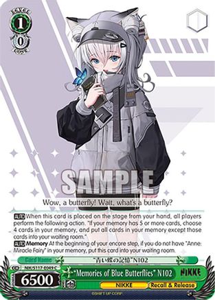 "Memories of Blue Butterflies" N102 - NIK/S117-E049C - Common