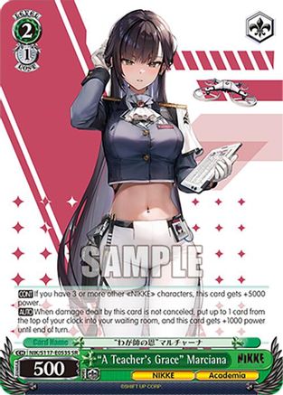 "A Teacher's Grace" Marciana (SR) - NIK/S117-E053SSR - Super Rare