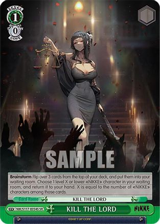 KILL THE LORD (SR) - NIK/S117-E054SSR - Super Rare
