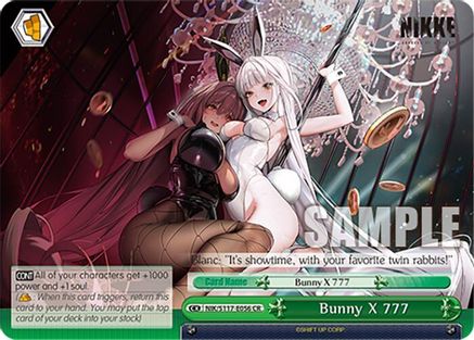 Bunny X 777 - NIK/S117-E056CR - Climax Rare