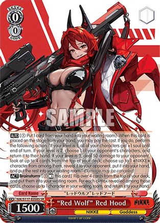 "Red Wolf" Red Hood (SR) - NIK/S117-E058SSR - Super Rare