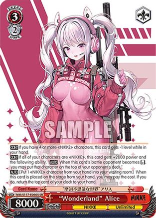 "Wonderland" Alice (SR) - NIK/S117-E060SSR - Super Rare
