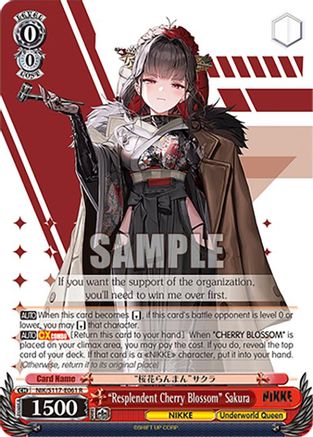 "Resplendent Cherry Blossom" Sakura - NIK/S117-E061R - Rare