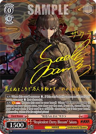 "Resplendent Cherry Blossom" Sakura (SP) (Gold Signature) - NIK/S117-E061SPSP - Special Rare