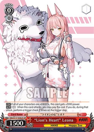 "Lion's Heart" Leona (SR) - NIK/S117-E062SSR - Super Rare