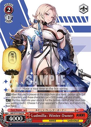 Ludmilla: Winter Owner - NIK/S117-E063R - Rare