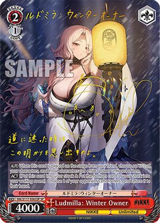 Ludmilla: Winter Owner (SP) (Gold Signature) - NIK/S117-E063SPSP - Special Rare