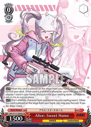 Alice: Sweet Home (SR) - NIK/S117-E069SSR - Super Rare