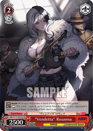 "Vendetta" Rosanna (SR) - NIK/S117-E072SSR - Super Rare