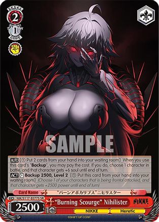 "Burning Scourge" Nihilister (SR) - NIK/S117-E077SSR - Super Rare