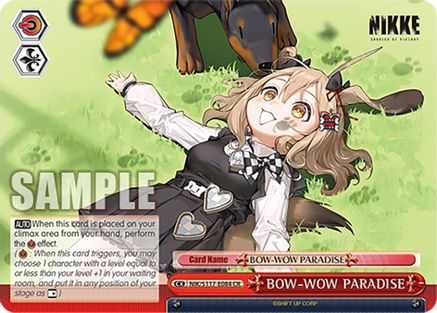 BOW-WOW PARADISE - NIK/S117-E084CR - Climax Rare