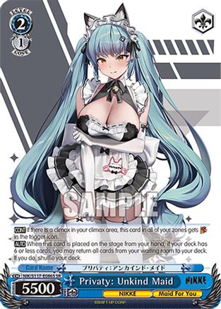 Privaty: Unkind Maid (SR) - NIK/S117-E086SSR - Super Rare