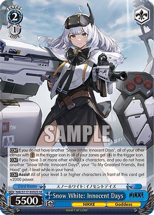 Snow White: Innocent Days (SR) - NIK/S117-E092SSR - Super Rare