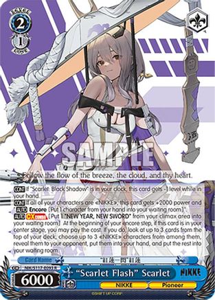 "Scarlet Flash" Scarlet - NIK/S117-E093R - Rare