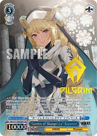 "Garden of Shangri-La" Rapunzel (SSP) - NIK/S117-E094SSPSSP (Gold Patterned Stamp) - Super Special Rare