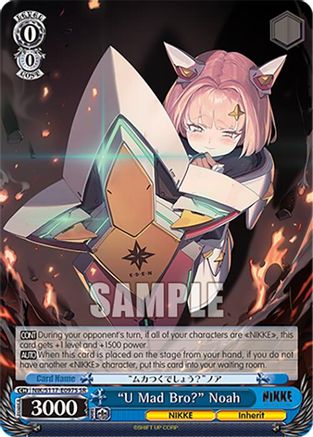 "U Mad Bro?" Noah (SR) - NIK/S117-E097SSR - Super Rare