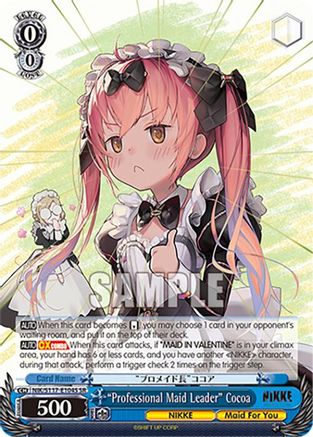 "Professional Maid Leader" Cocoa (SR) - NIK/S117-E104SSR - Super Rare