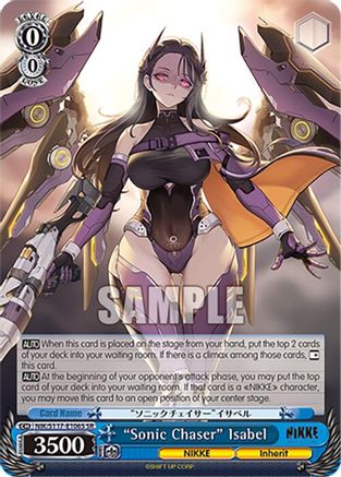 "Sonic Chaser" Isabel (SR) - NIK/S117-E106SSR - Super Rare