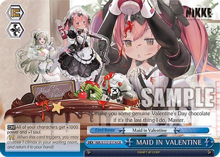 MAID IN VALENTINE - NIK/S117-E114CR - Climax Rare