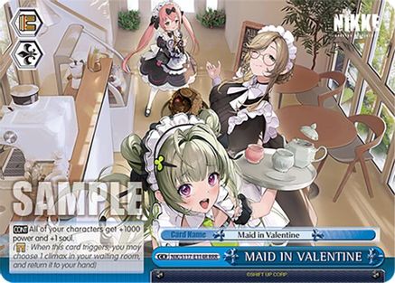MAID IN VALENTINE (RRR) - NIK/S117-E114RRRR - Triple Rare
