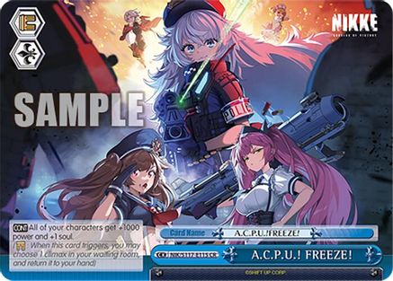 A.C.P.U.! FREEZE! - NIK/S117-E115CR - Climax Rare