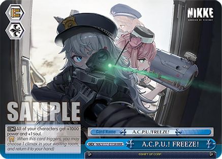 A.C.P.U.! FREEZE! (RRR) - NIK/S117-E115RRRR - Triple Rare