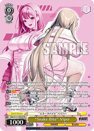 "Snake Bite" Viper (PR) - NIK/S117-PE02PR - Promo