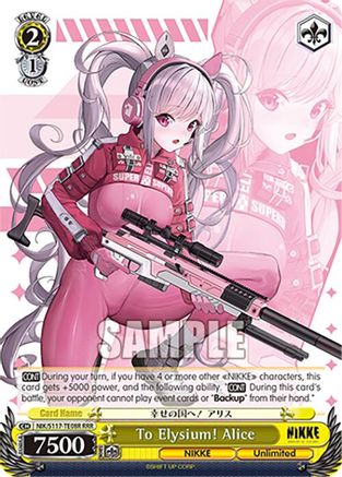 To Elysium! Alice - NIK/S117-TE08TD - Trial Deck