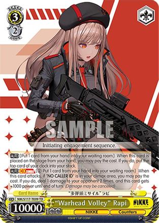 "Warhead Volley" Rapi - NIK/S117-TE09TD - Trial Deck