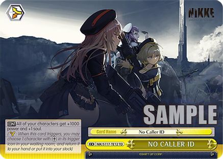 NO CALLER ID - NIK/S117-TE12TD - Trial Deck