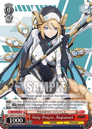Holy Prayer, Rapunzel (RRR) - NIK/S117-TE13RRRR - Triple Rare