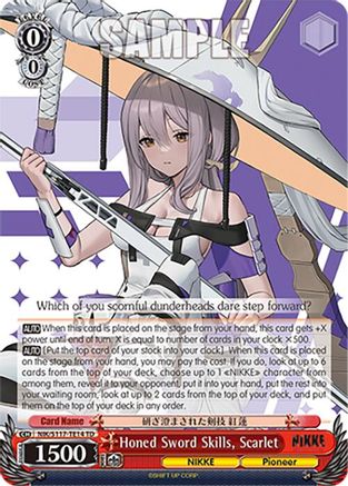 Honed Sword Skills, Scarlet - NIK/S117-TE14TD - Trial Deck