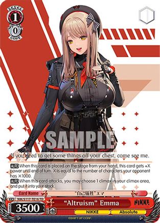 "Altruism" Emma - NIK/S117-TE16TD - Trial Deck