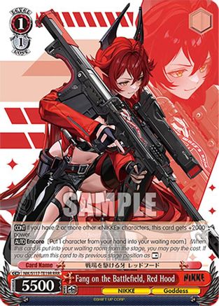 Fang on the Battlefield, Red Hood (RRR) - NIK/S117-TE19RRRR - Triple Rare